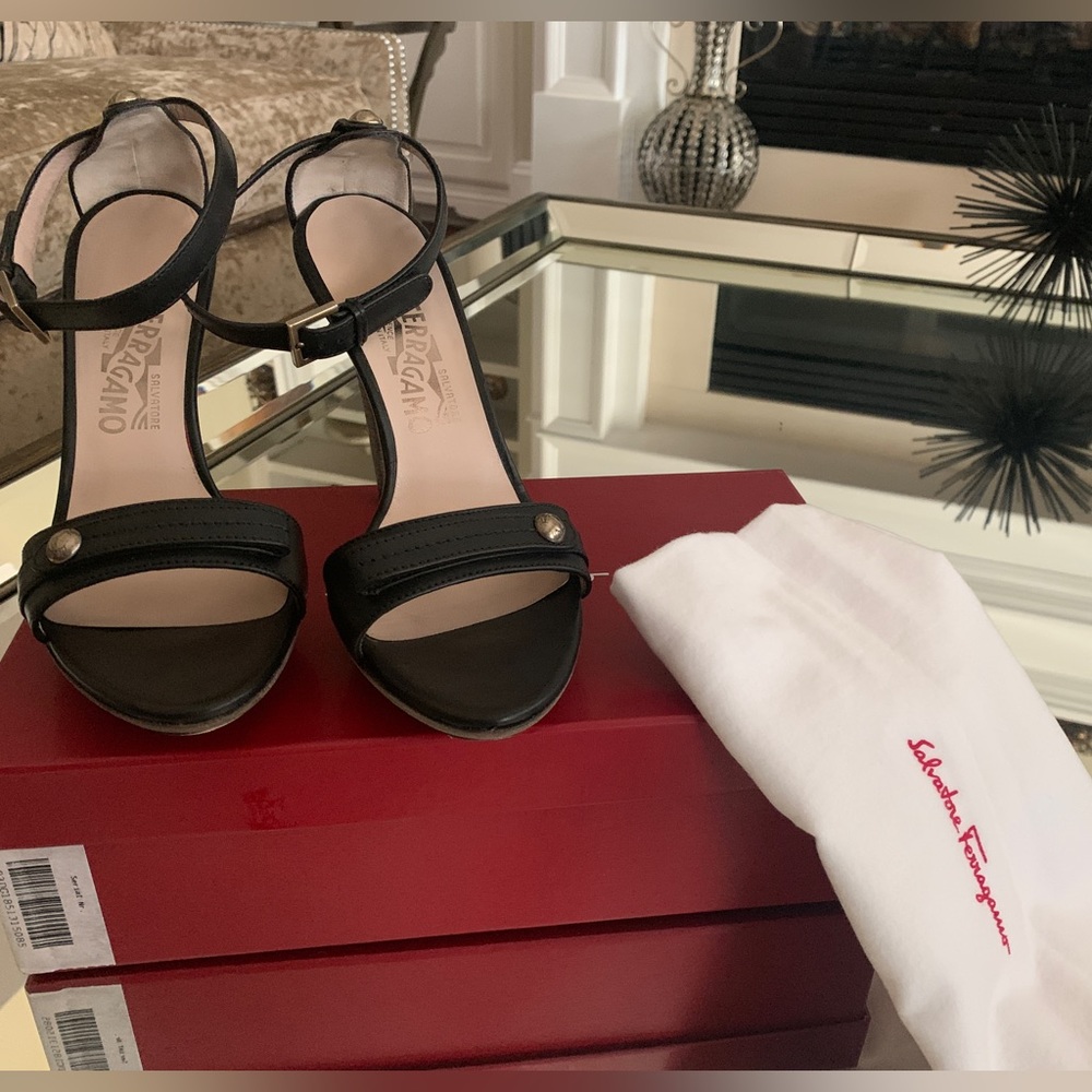Salvatore Ferragamo Maricruz Ankle Strap Heels